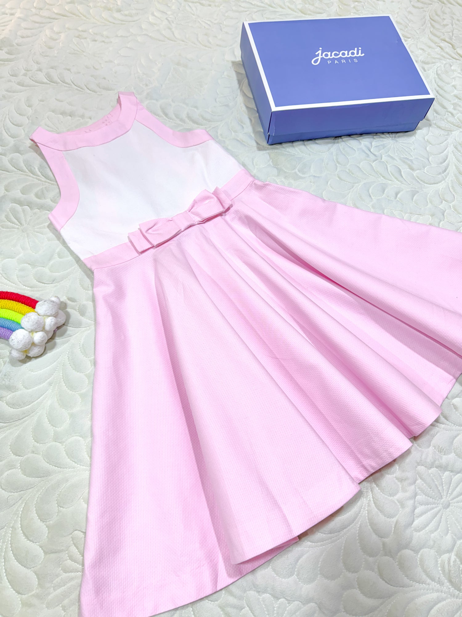 Jacadi Pink & White Ceremony Dress