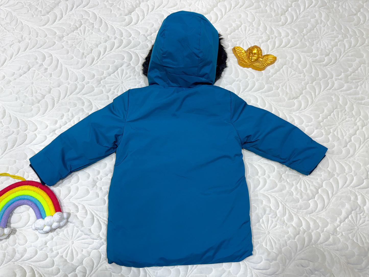 Parka Jacadi en duvet bleu pour garçon