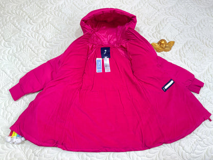 Doudoune longue Jacadi rose fuchsia