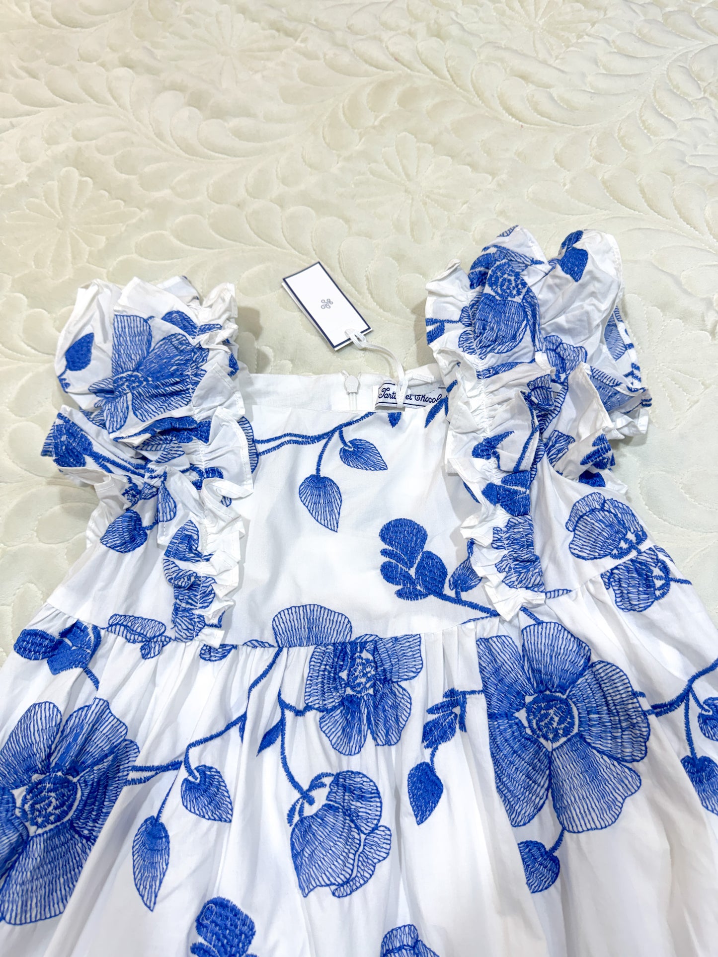 Robe à volants fleurie Tartine et Chocolat