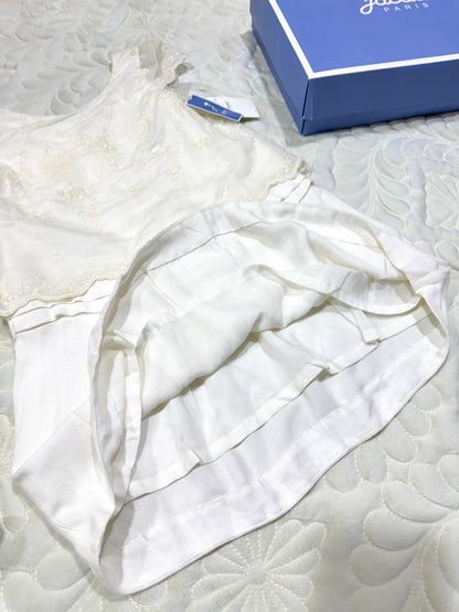Jacadi x Laure de Sagazan Robe Cérémonie Dentelle Blanche