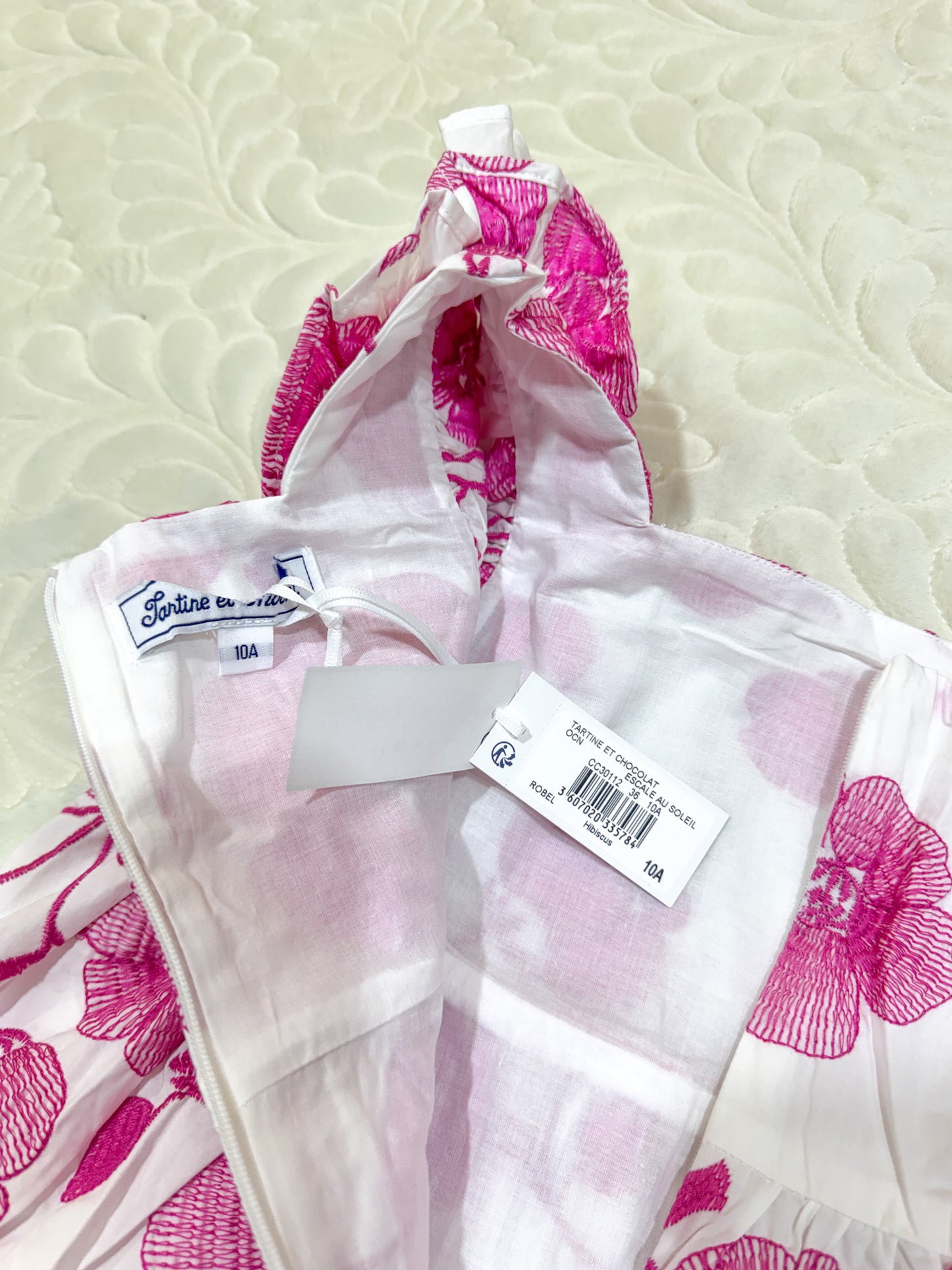 Robe à volants fleurie Tartine et Chocolat