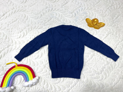 Jacadi Boys Navy Cashmere-Blend Sweater