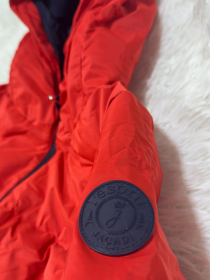 Doudoune Jacadi rouge orangé