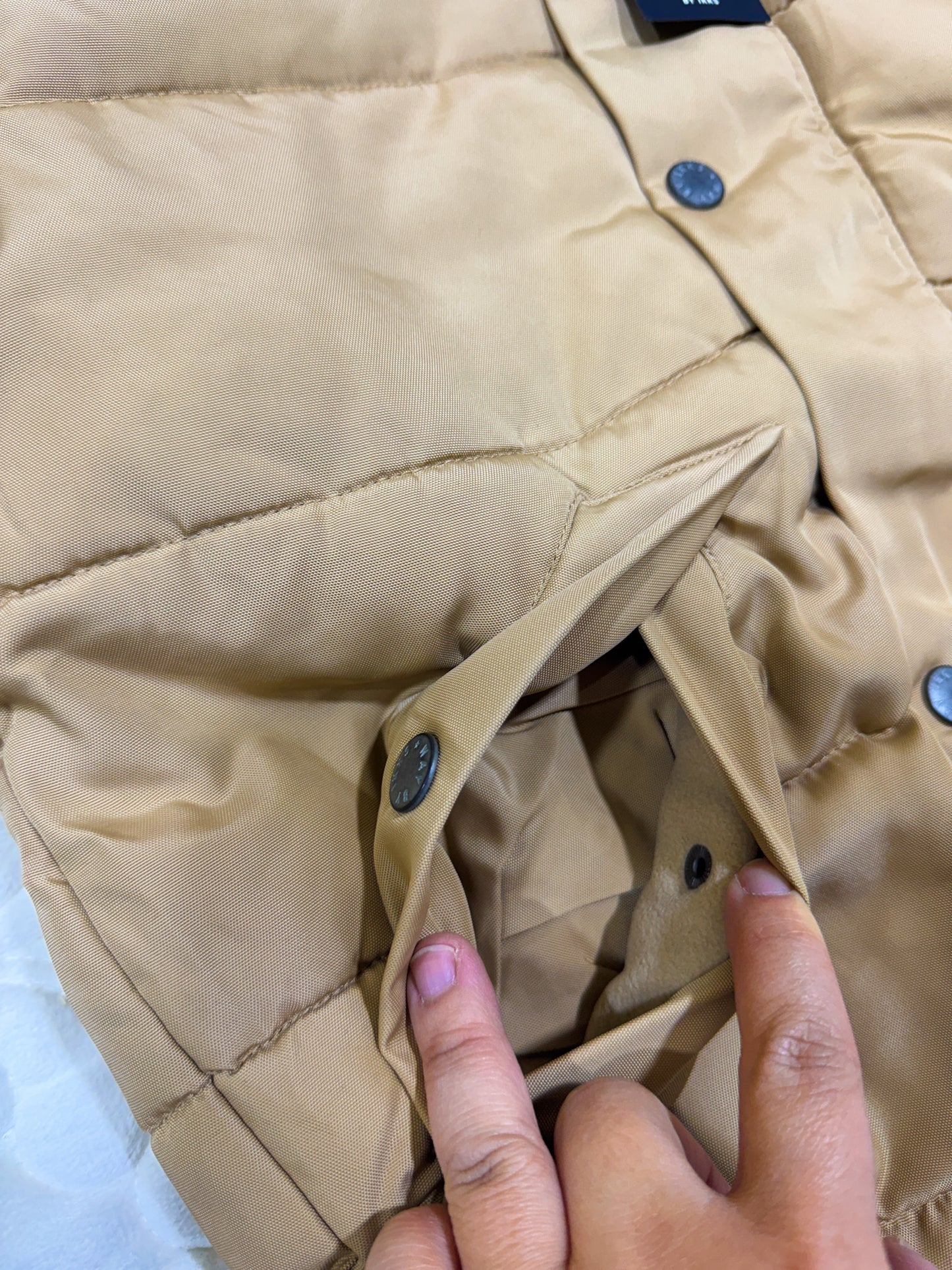 Veste à capuche color-block IKKS Caramel