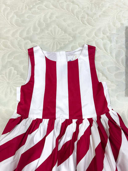 Robe en coton rayée sans manches Jacadi
