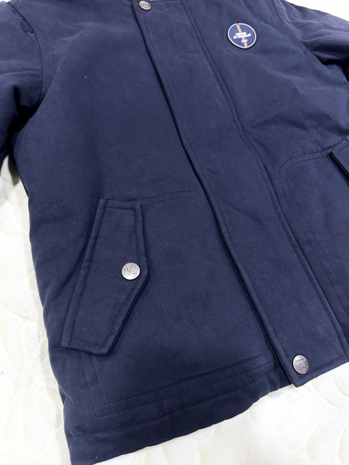 Parka Sherpa Marine Tartine et Chocolat