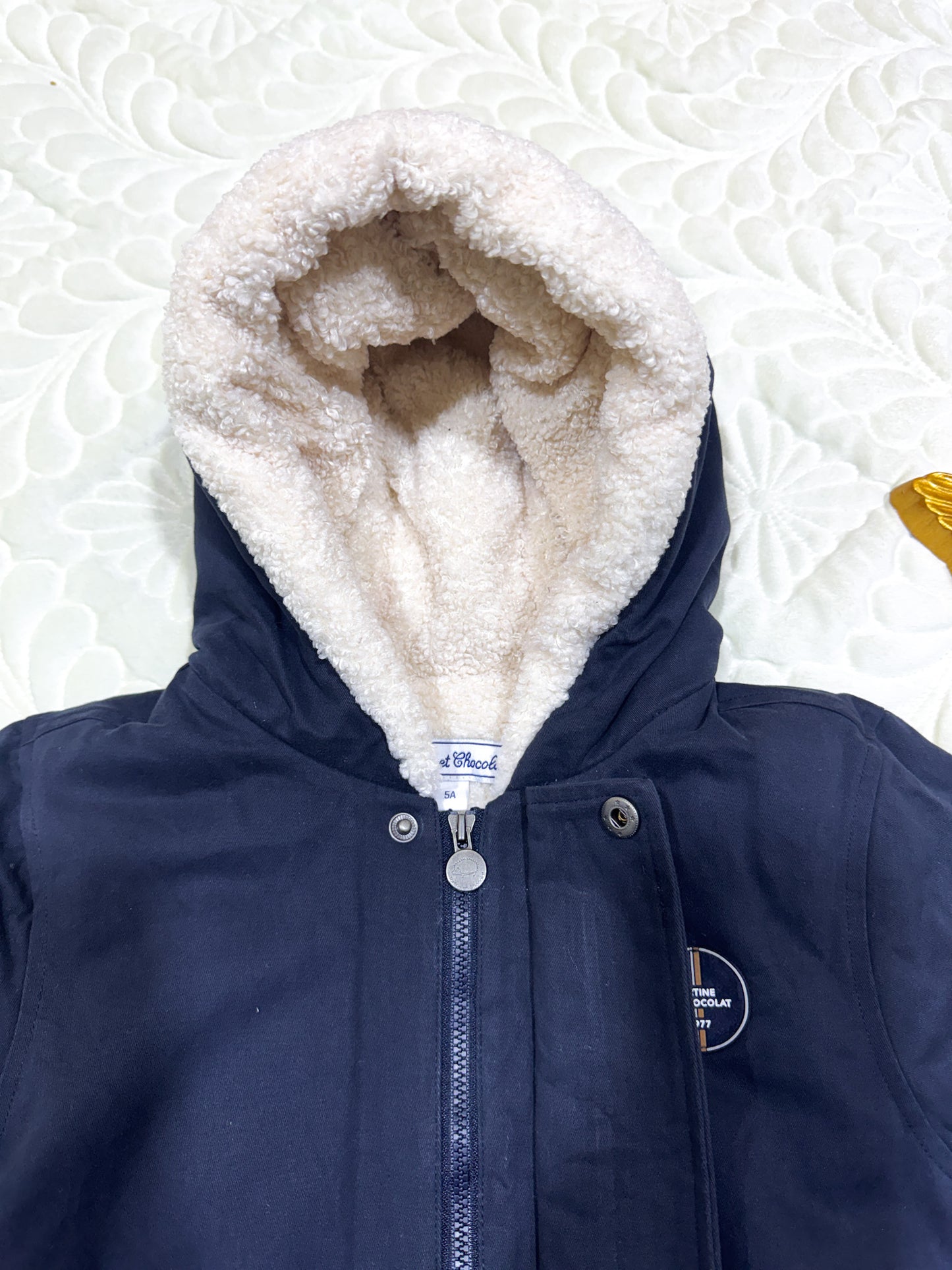 Parka Sherpa Marine Tartine et Chocolat