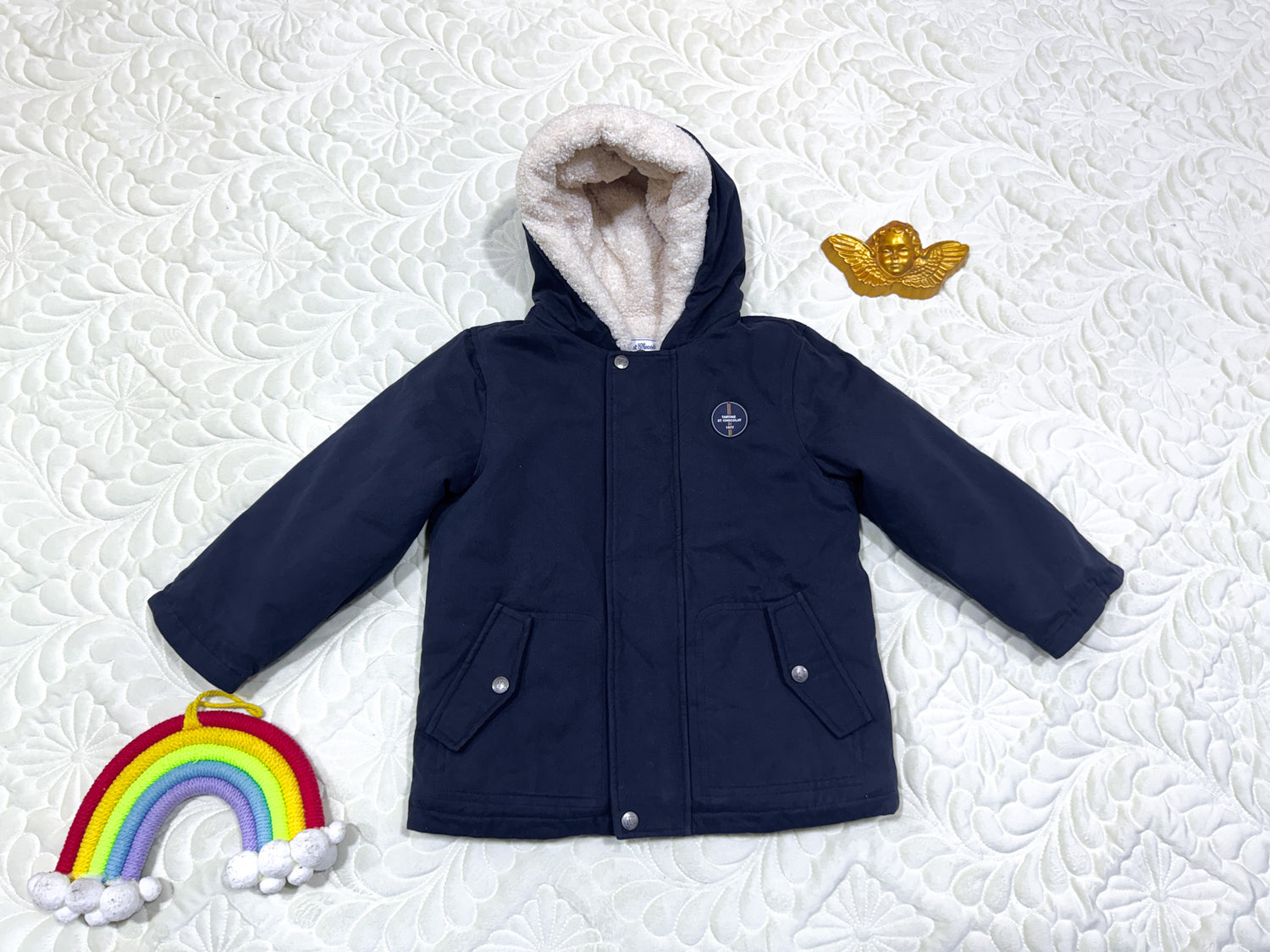 Parka Sherpa Marine Tartine et Chocolat