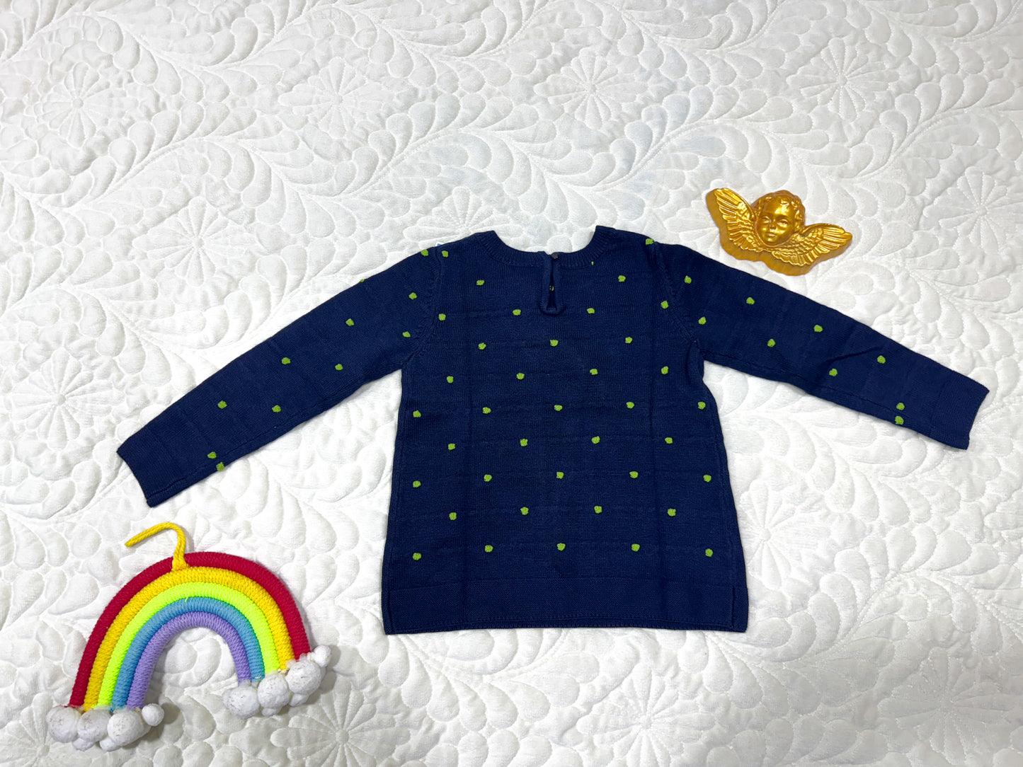Jacadi Navy Cashmere-Blend Sweater