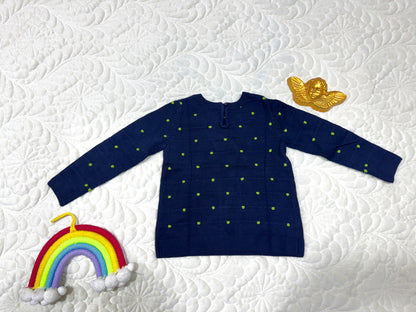 Jacadi Navy Cashmere-Blend Sweater