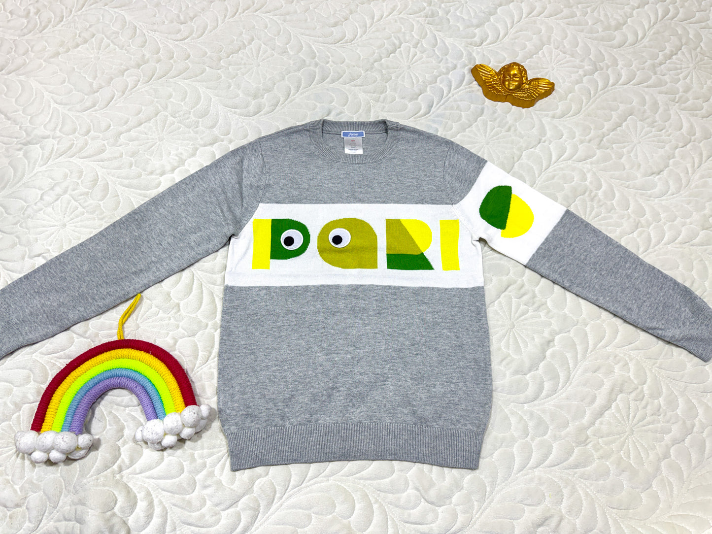 Jacadi Boys Grey Cotton-Wool Sweater