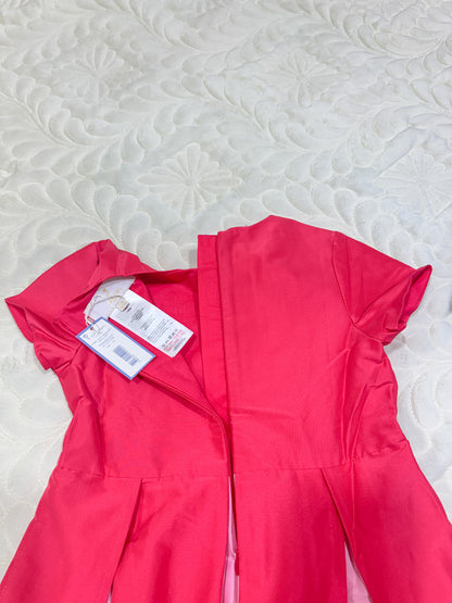 Jacadi Fuchsia & Pink Colorblock Pleated Dress