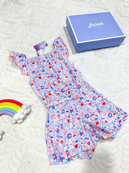 Jacadi Liberty Print Floral Jumpsuit