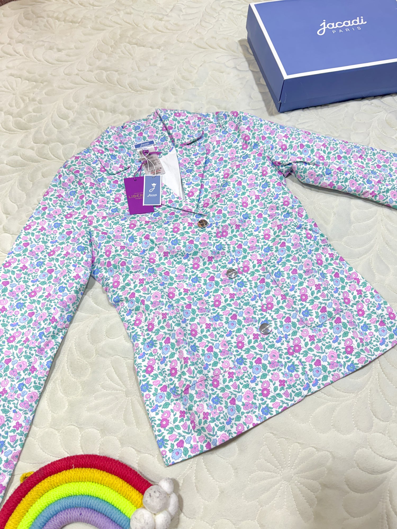 Jacadi Liberty Print Floral Blazer