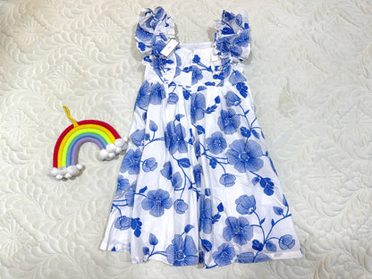 Robe à volants fleurie Tartine et Chocolat