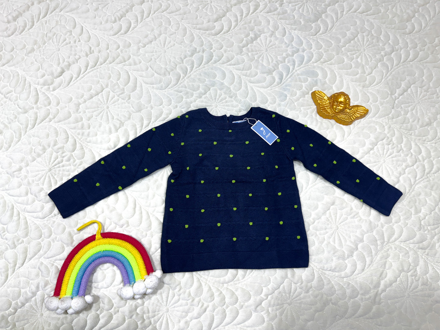 Jacadi Navy Cashmere-Blend Sweater