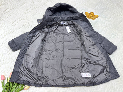 Tartine et Chocolat Grey Long Puffer Jacket