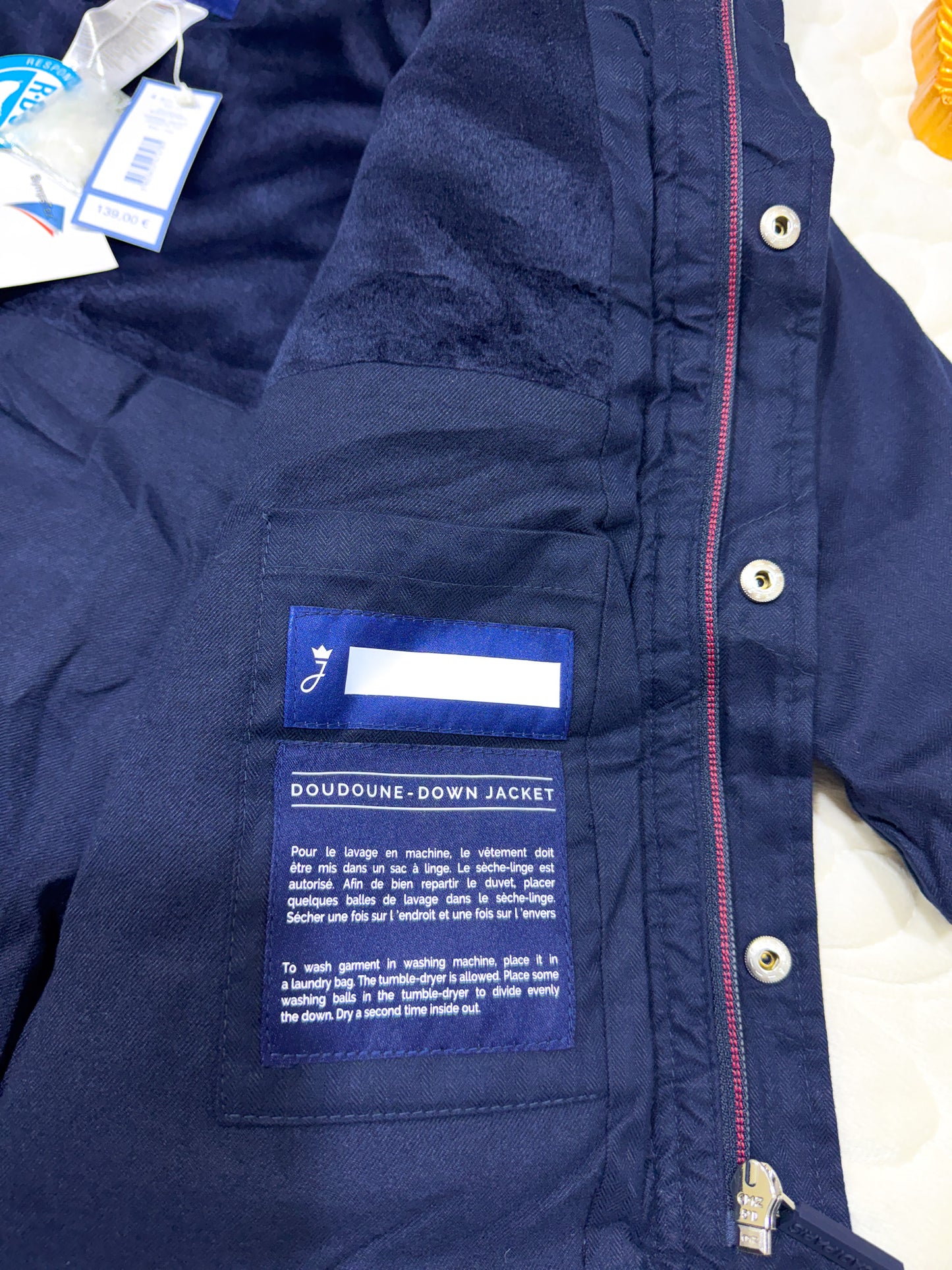 Doudoune Jacadi bleu marine