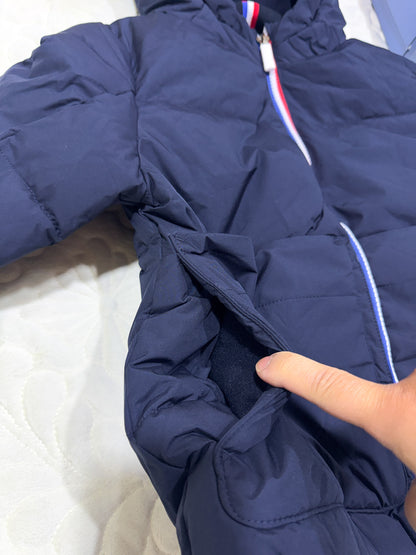 Doudoune tricolore bleu marine Jacadi