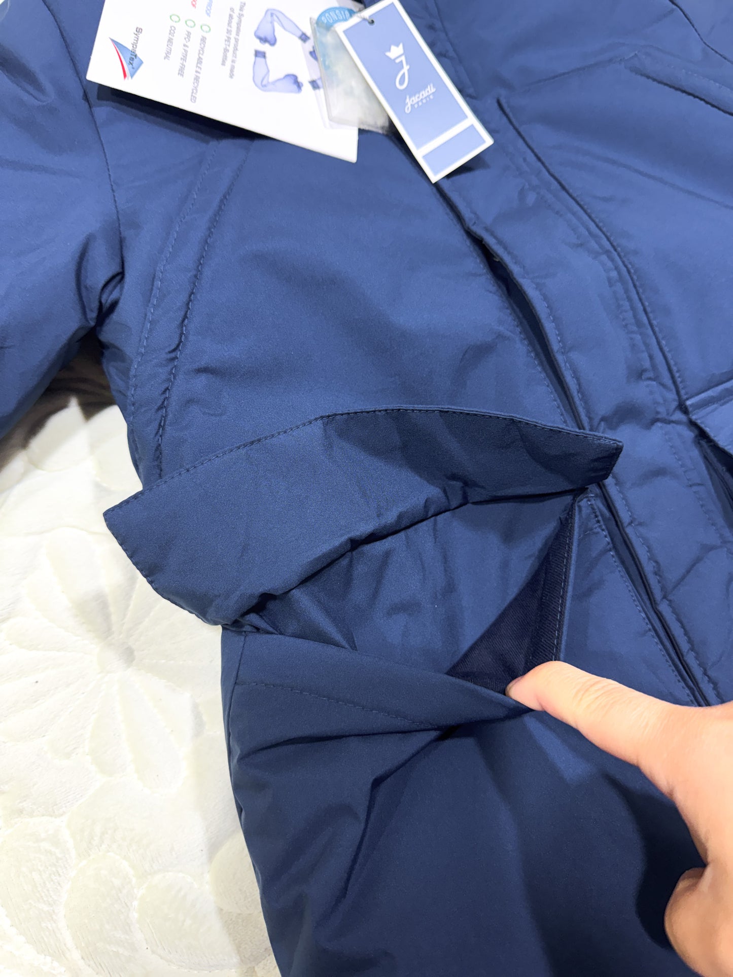 Jacadi Doudoune Parka Bleu Marine