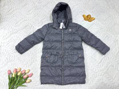 Tartine et Chocolat Grey Long Puffer Jacket