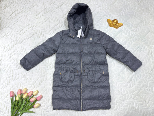 Tartine et Chocolat Grey Long Puffer Jacket