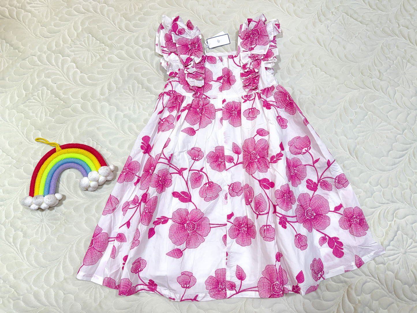 Robe à volants fleurie Tartine et Chocolat