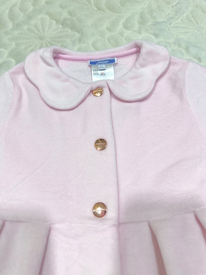 Jacadi Soft Pink Fleece Collar Robe