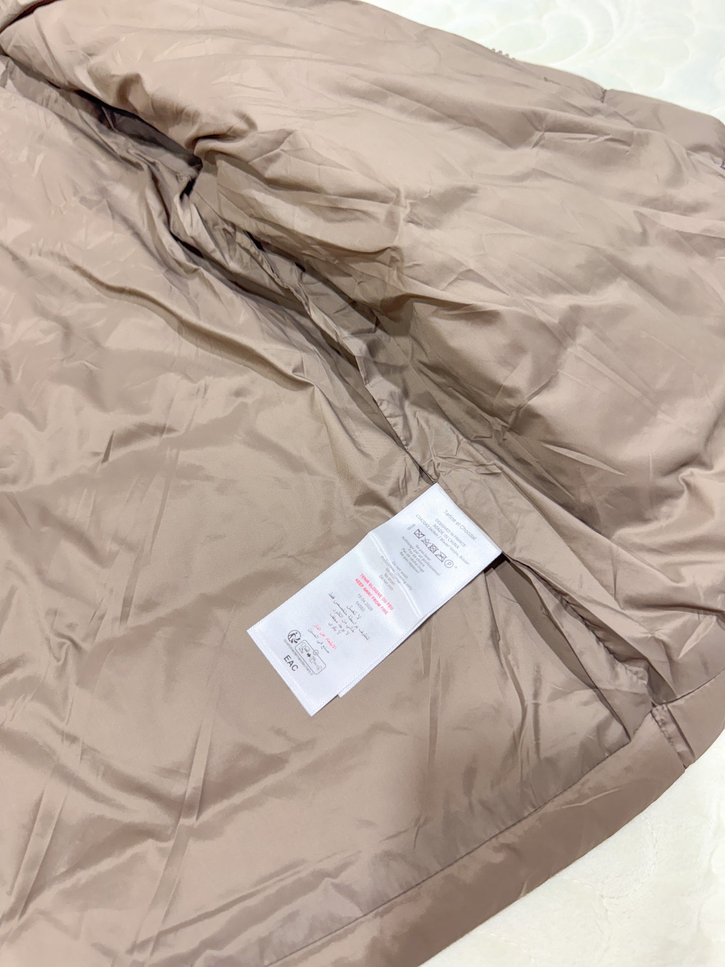 Tartine et Chocolat Beige Quilted Jacket