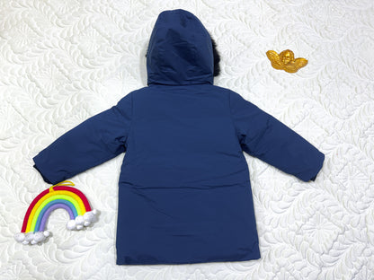 Jacadi Doudoune Parka Bleu Marine