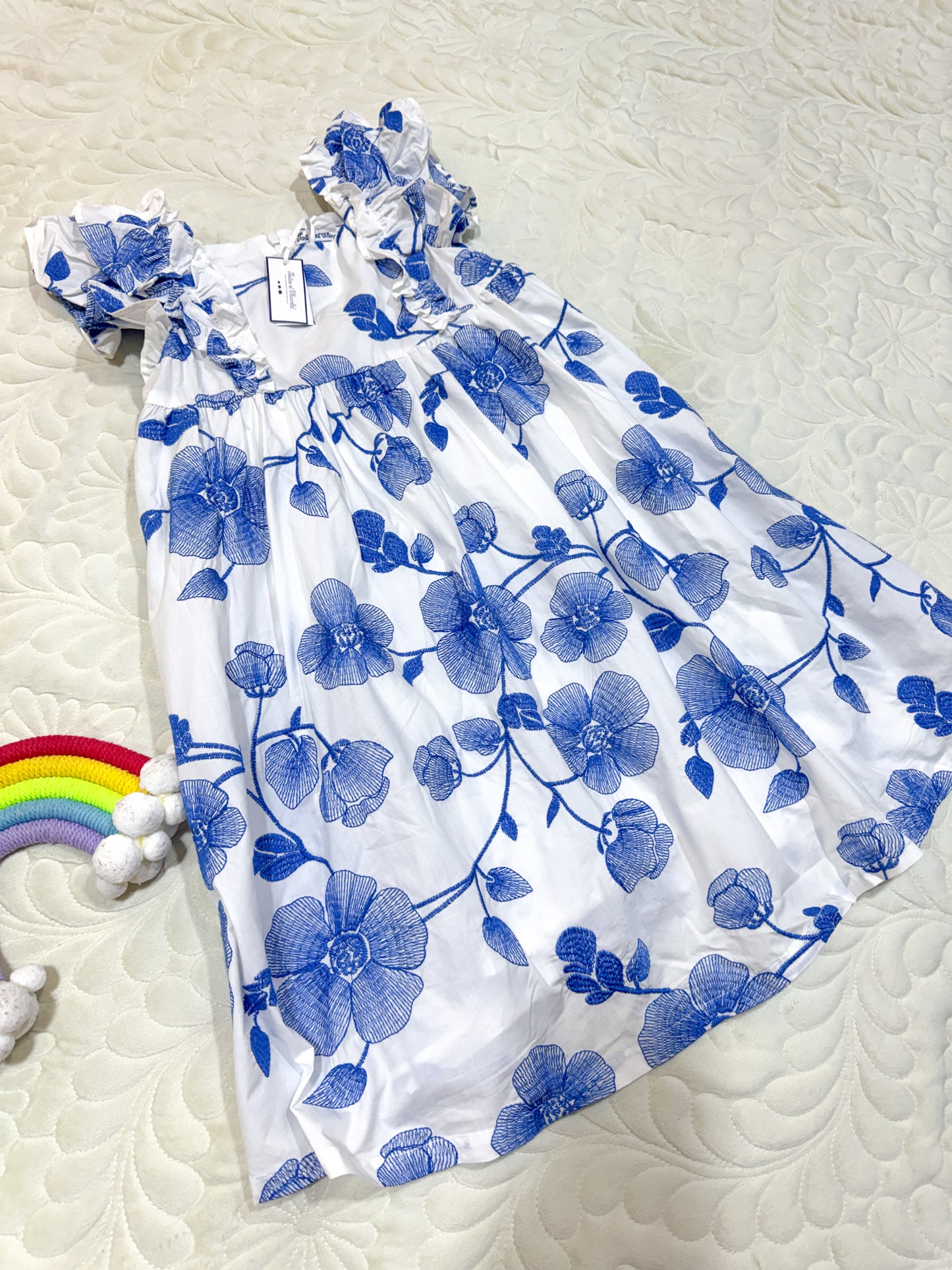 Robe à volants fleurie Tartine et Chocolat