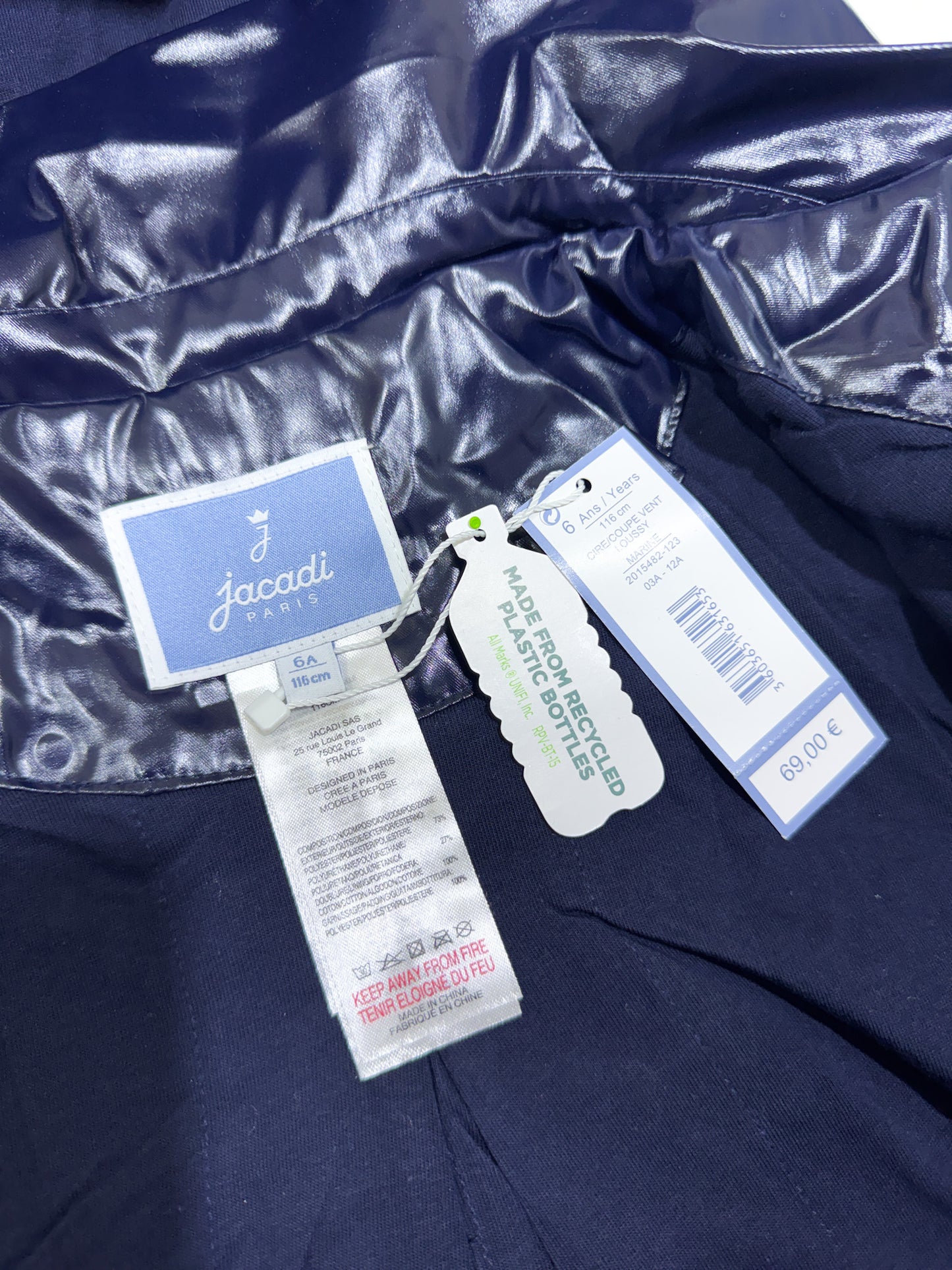 Jacadi Imperméable marine