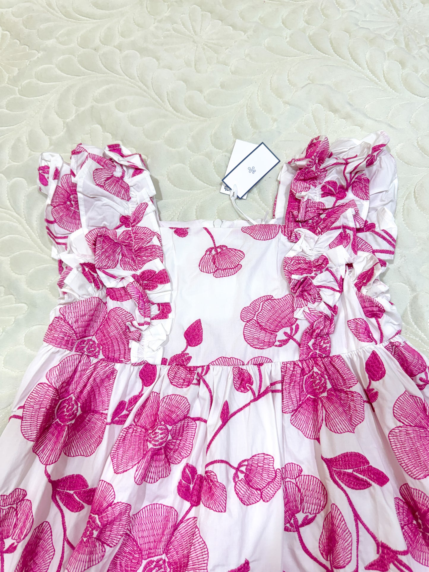 Robe à volants fleurie Tartine et Chocolat