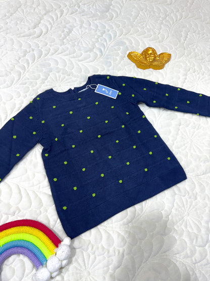 Jacadi Navy Cashmere-Blend Sweater