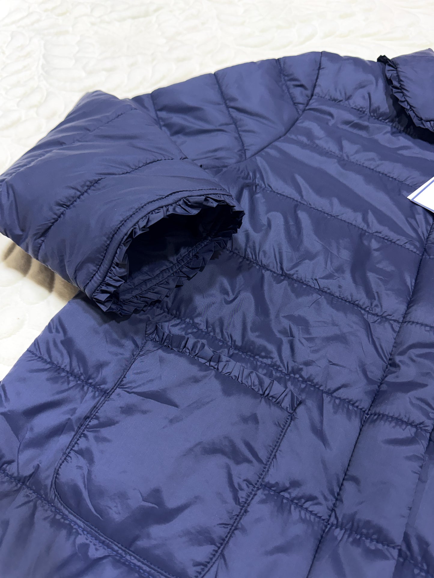 Tartine et Chocolat Navy Quilted Jacket