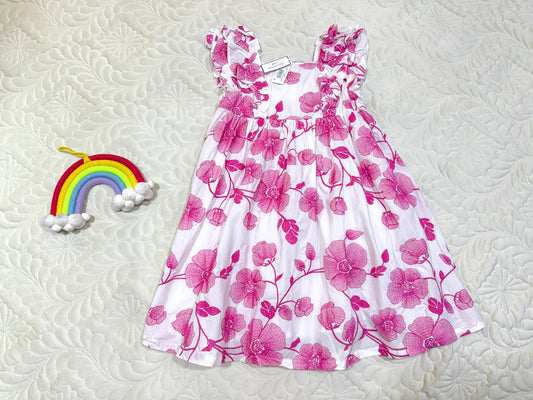 Tartine et Chocolat Floral Ruffle Dress