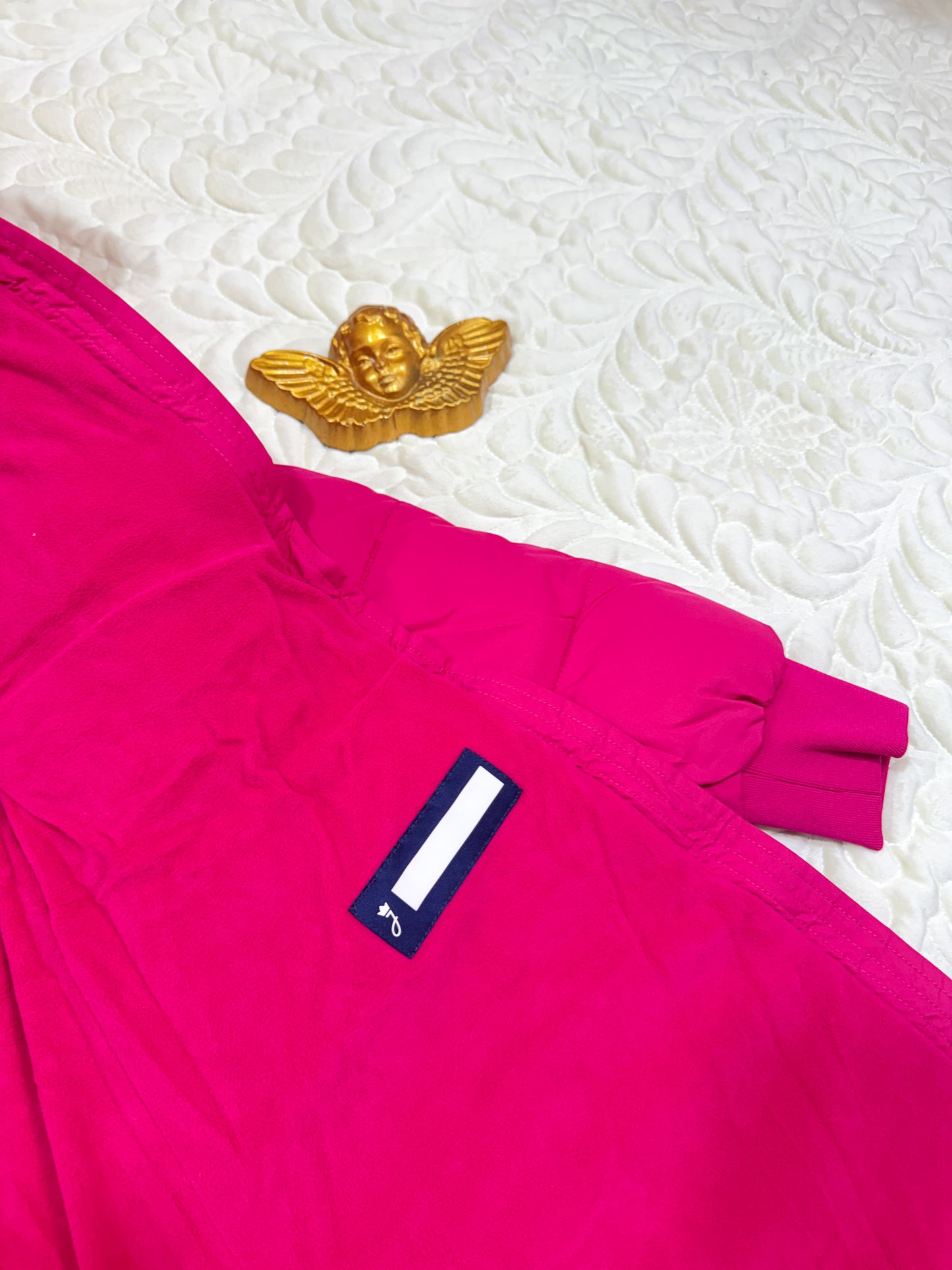 Doudoune longue Jacadi rose fuchsia