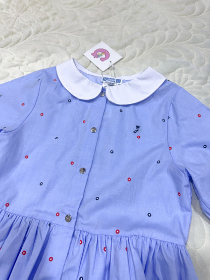 Jacadi Girls Polka Dot Apron Dress