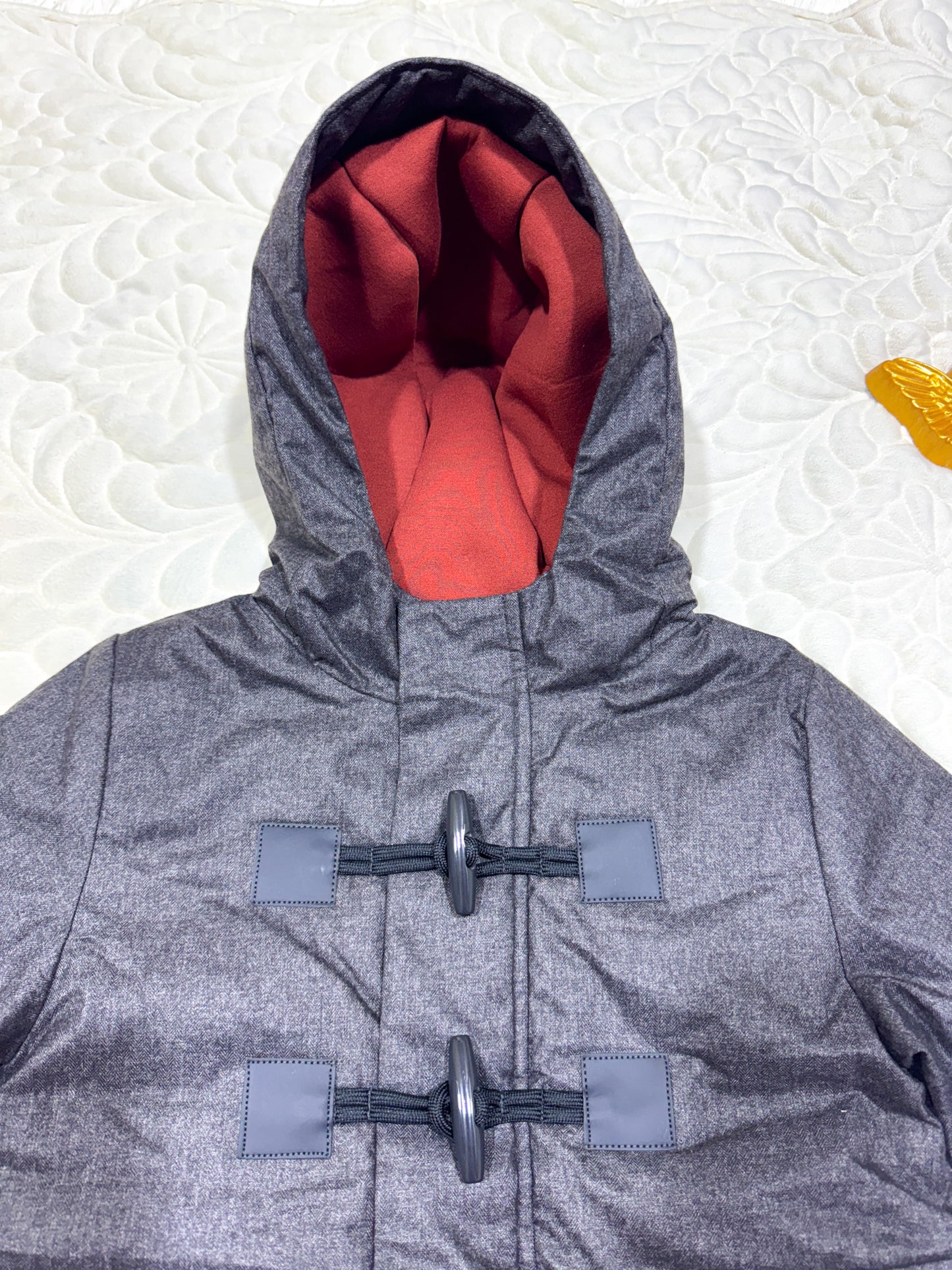 Parka Duvet à Brandebourgs Grise Jacadi Garçon
