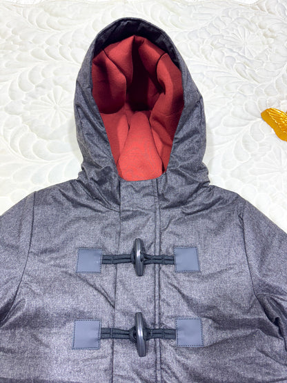 Parka Duvet à Brandebourgs Grise Jacadi Garçon