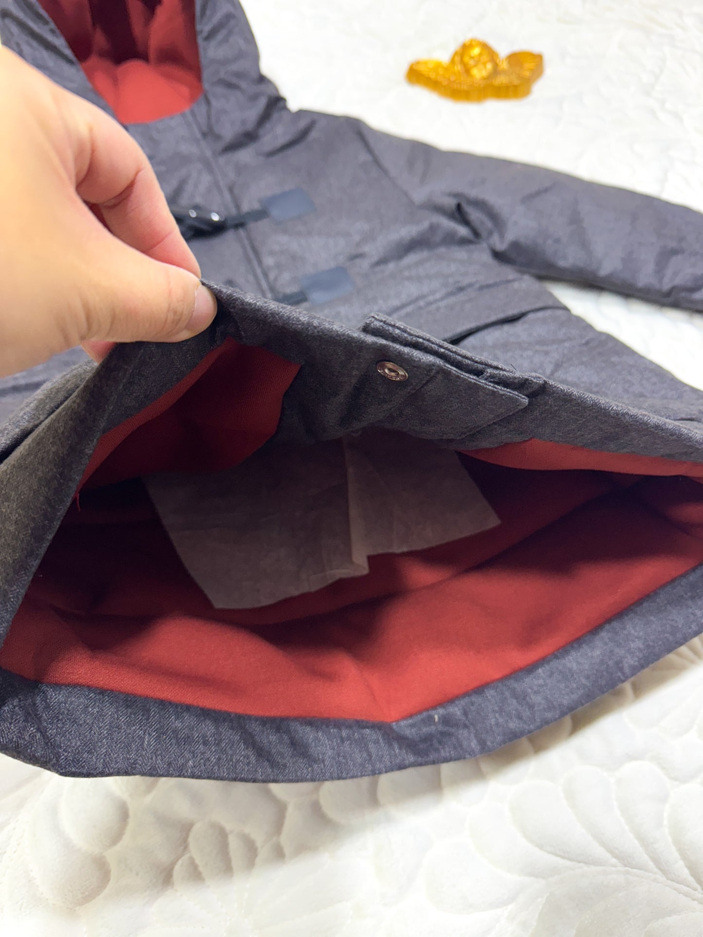 Parka Duvet à Brandebourgs Grise Jacadi Garçon