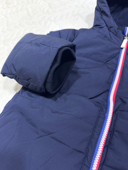 Doudoune tricolore bleu marine Jacadi