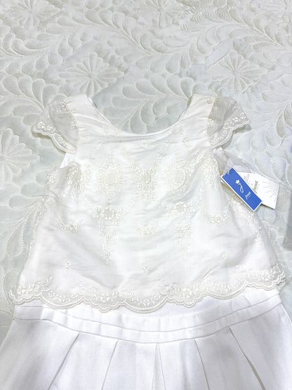 Jacadi x Laure de Sagazan Robe Cérémonie Dentelle Blanche