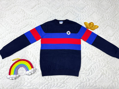 Jacadi Boys Colorblock Striped Sweater