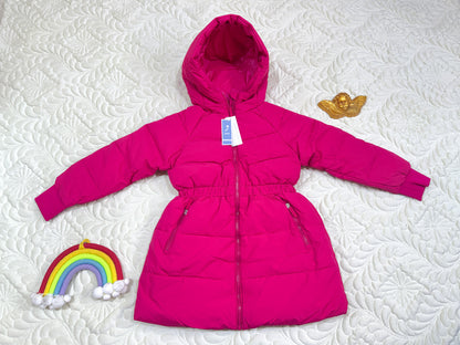 Doudoune longue Jacadi rose fuchsia