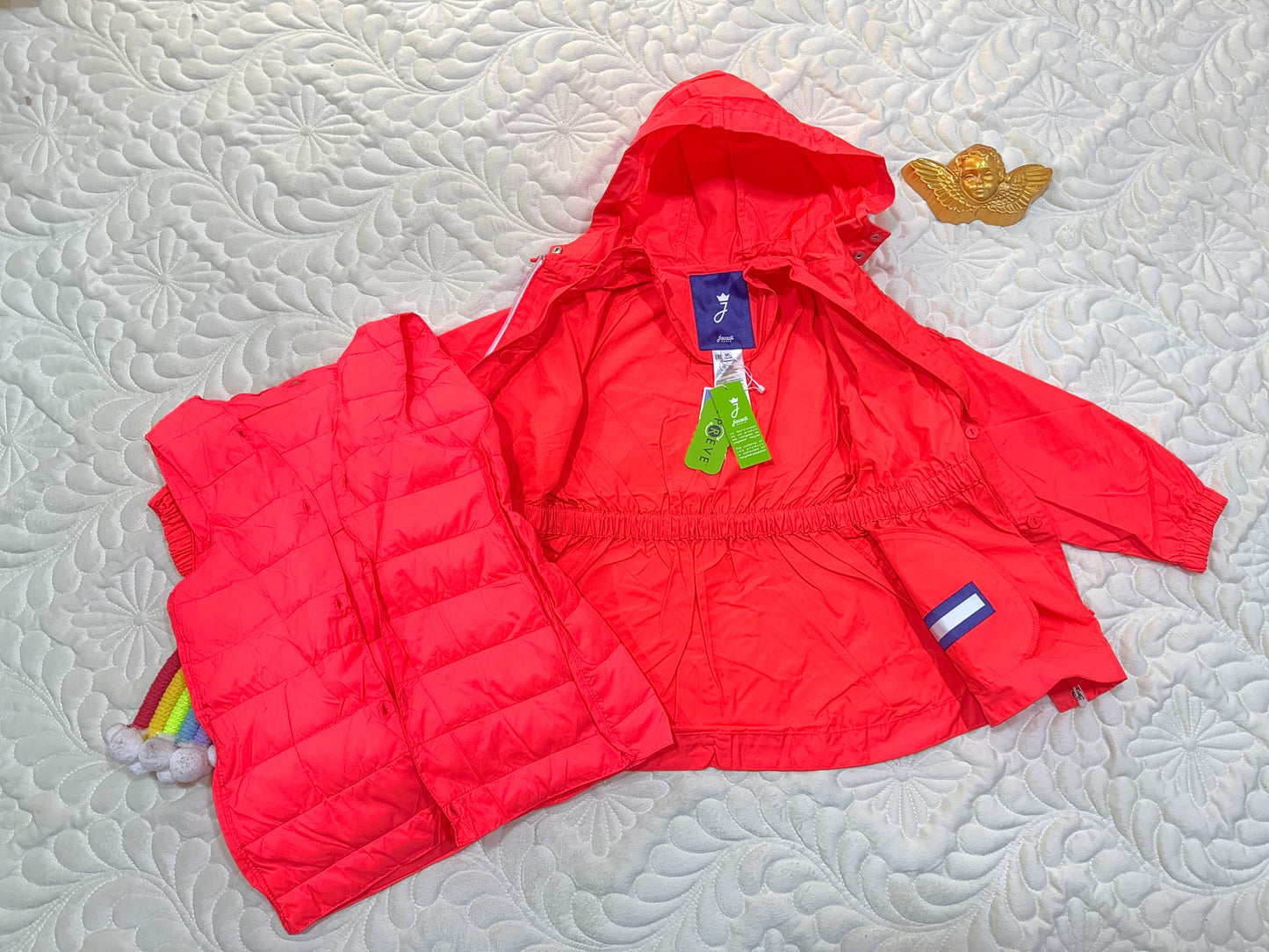 Jacadi Orange 2-in-1 Windbreaker
