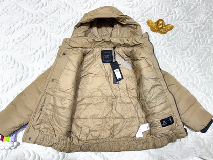 Veste à capuche color-block IKKS Caramel
