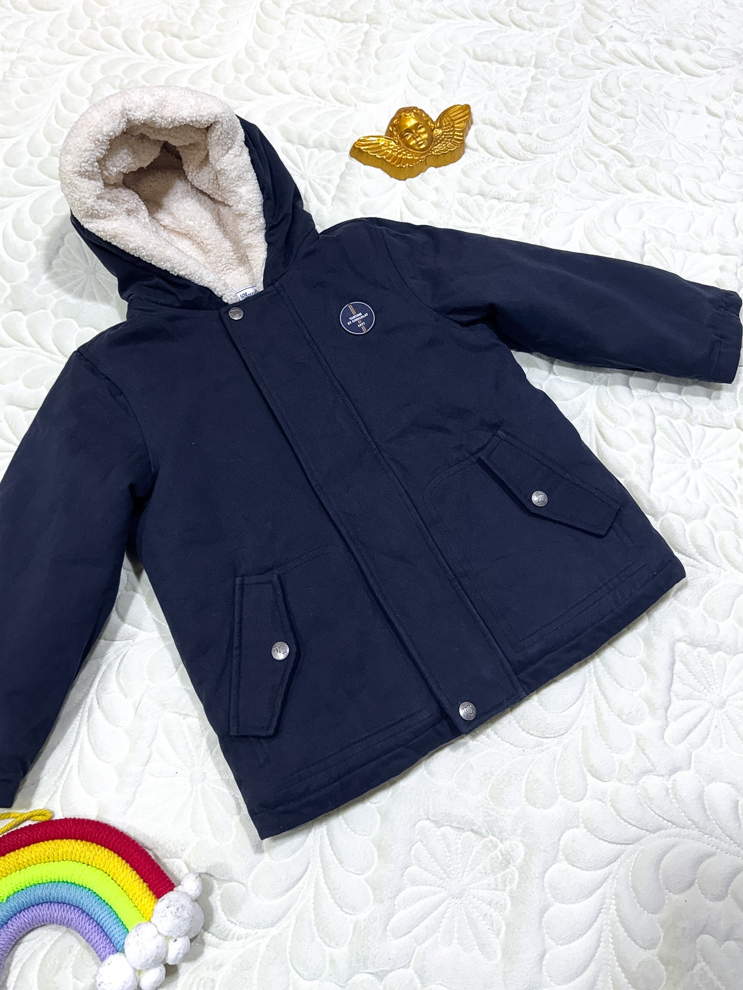 Parka Sherpa Marine Tartine et Chocolat