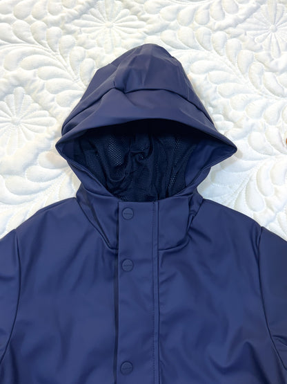 Jacadi Imperméable à Capuche Bleu Marine